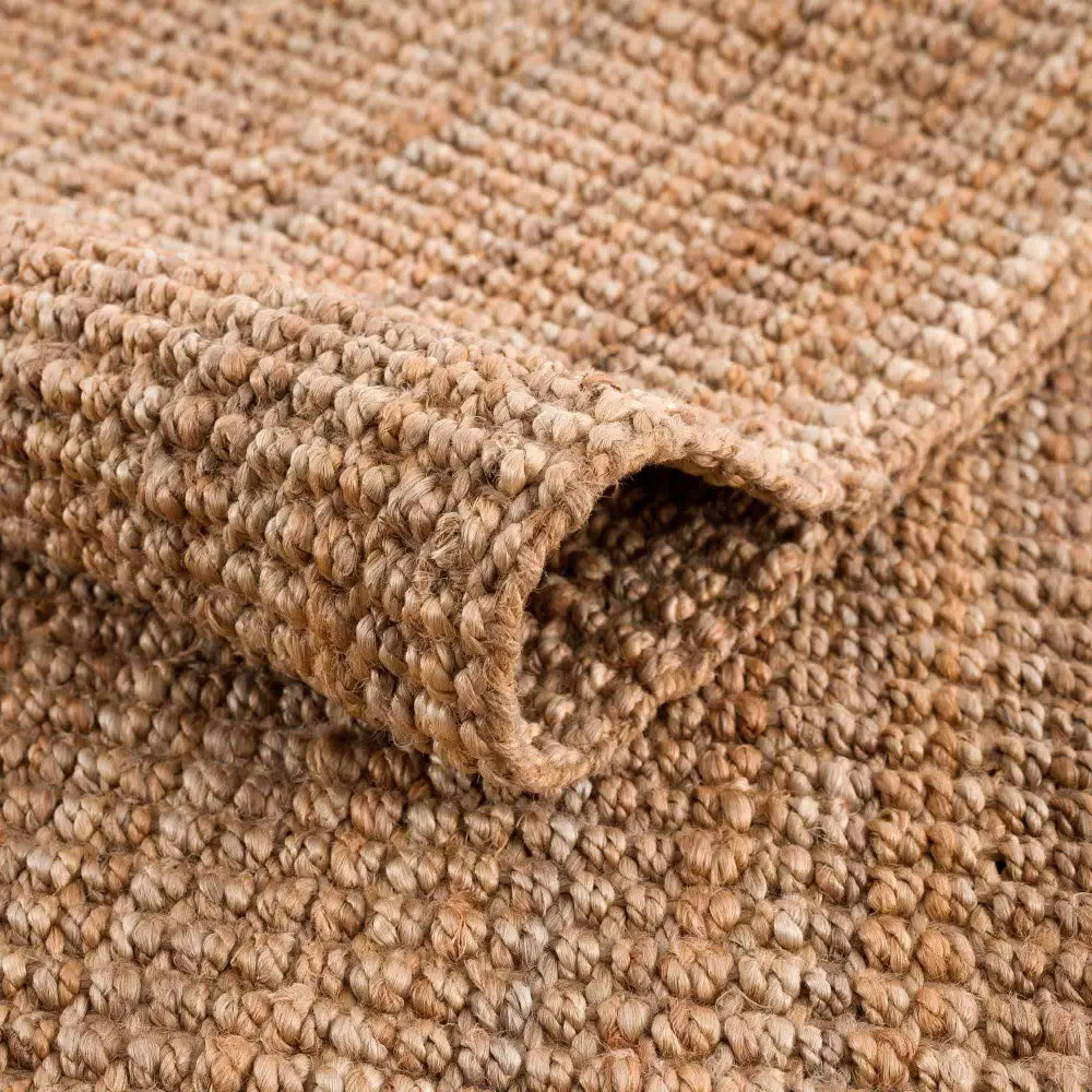 Brown Natural Jute Rug with Fringe - Boutique Rugs