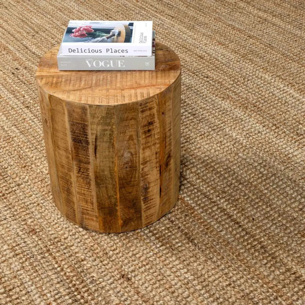 Brown Natural Jute Rug with Fringe - Boutique Rugs