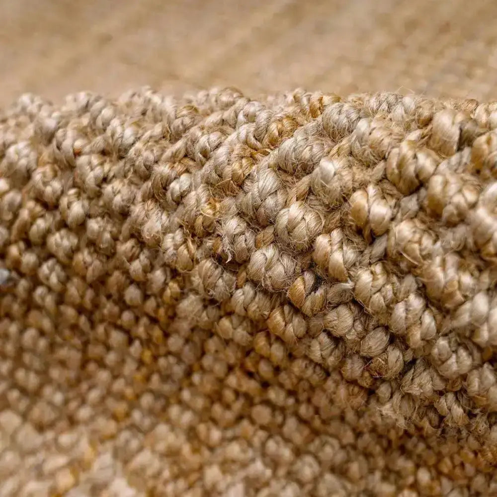 Brown Natural Jute Rug with Fringe - Boutique Rugs