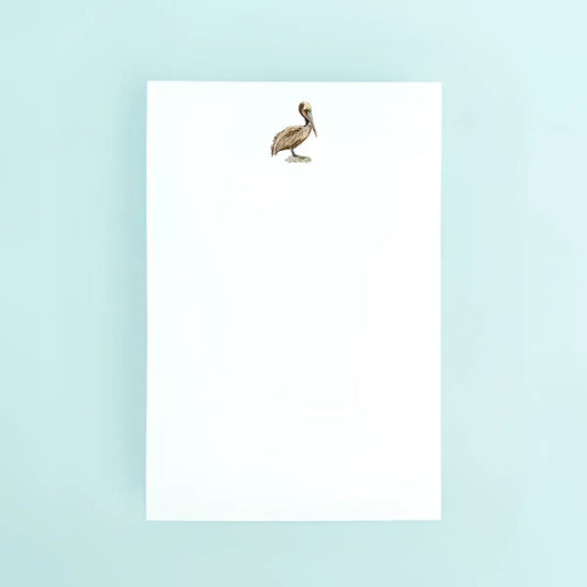 Brown Pelican Notepad - Taylor Paladino