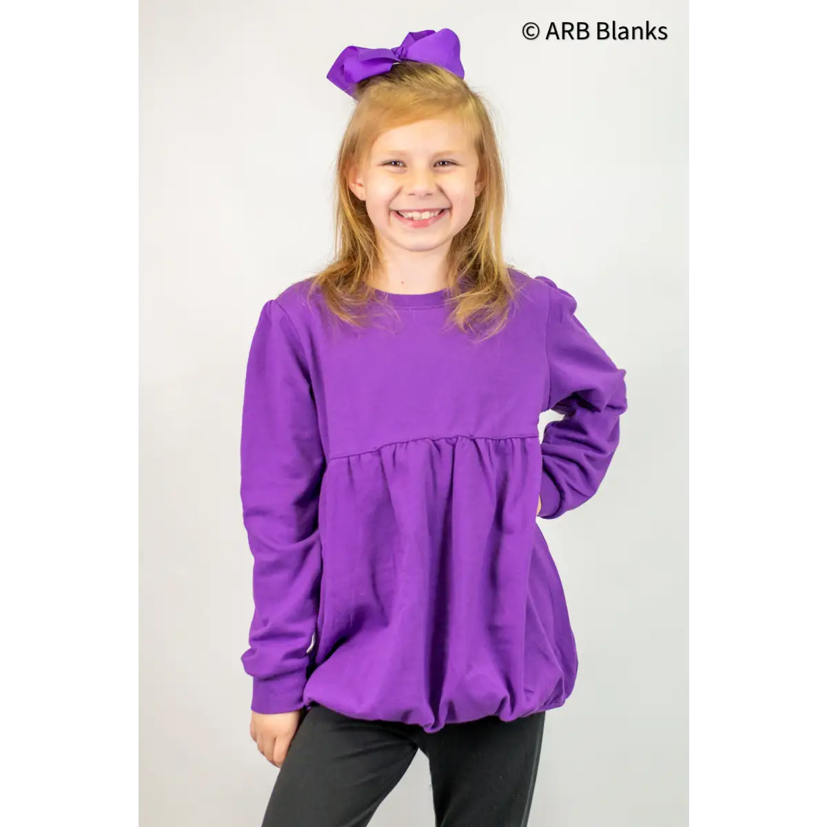 Bubble Sweatshirts - Purple / 12M - ARB Blanks