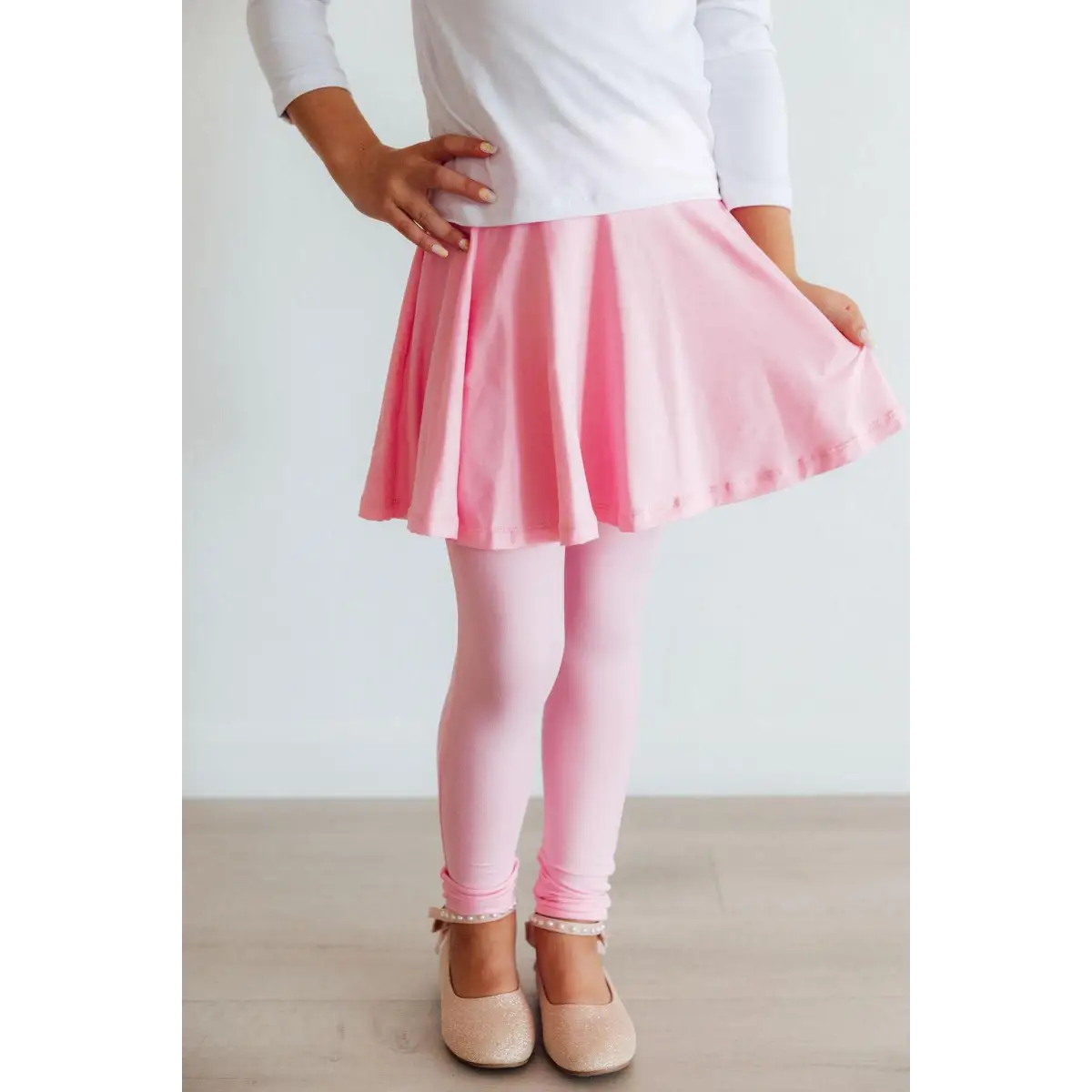 Twirl Skirt with Leggings - Bubblegum Pink - 2T - Mila & Rose ®