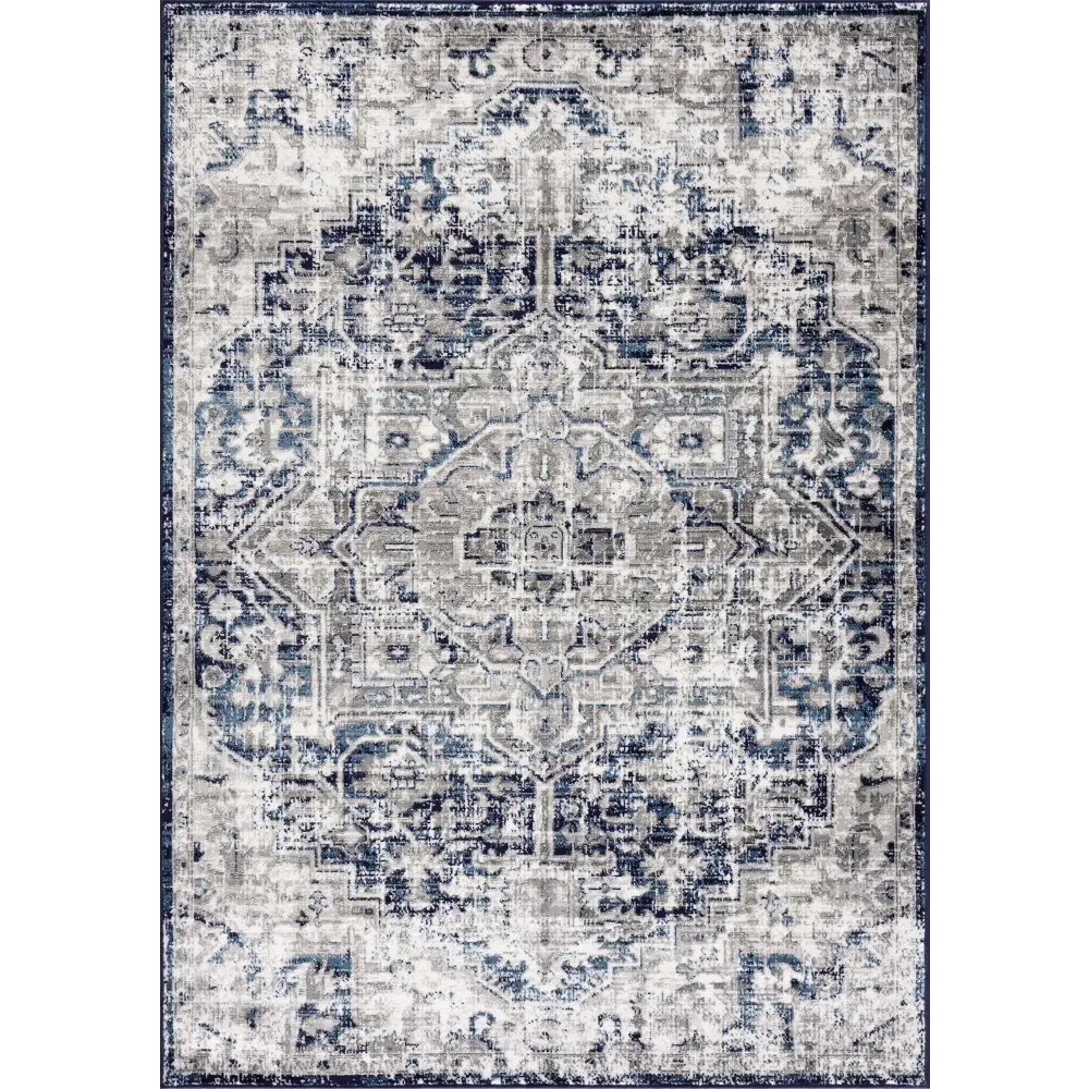 Buenaventura Navy Area Rug - Boutique Rugs