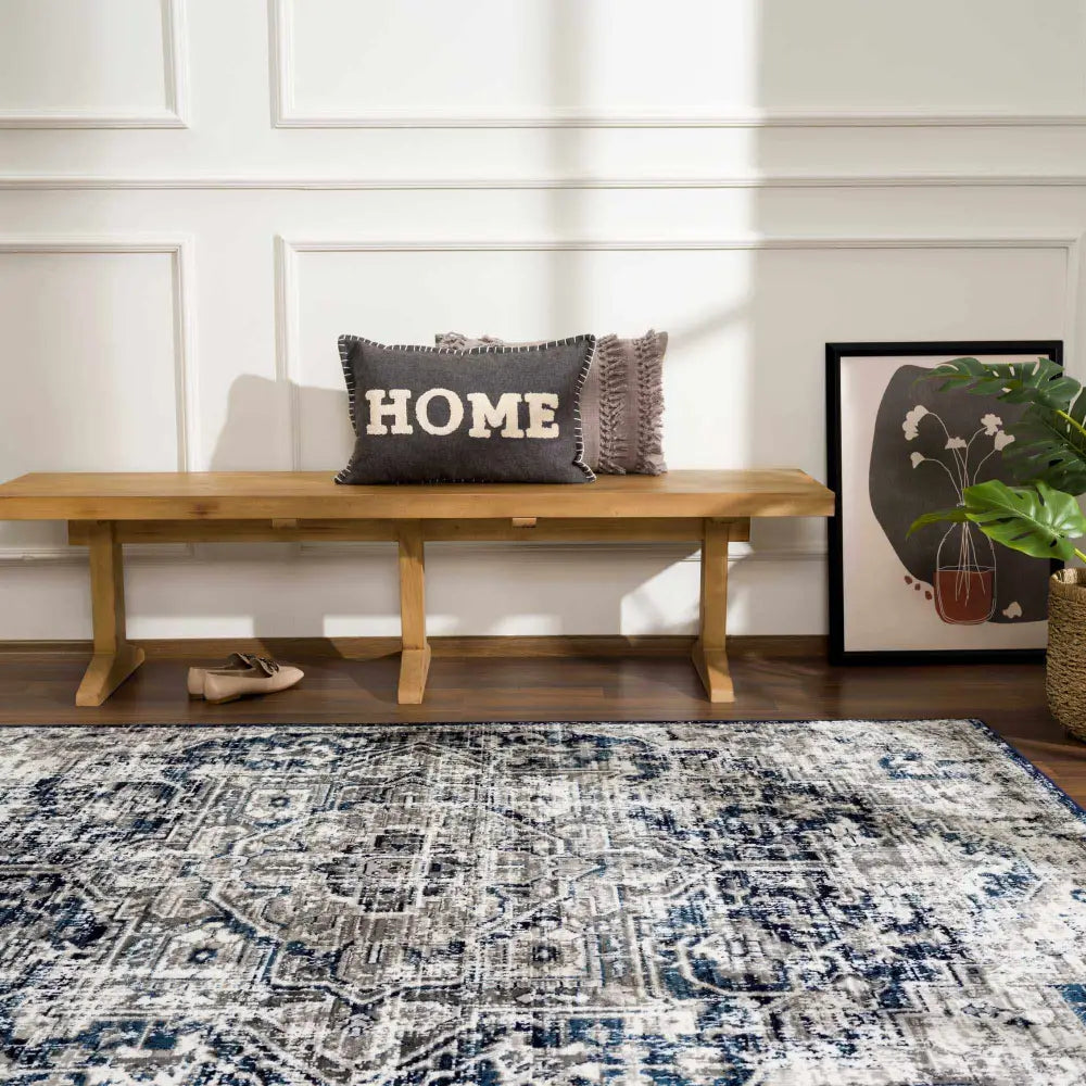 Buenaventura Navy Area Rug - Boutique Rugs