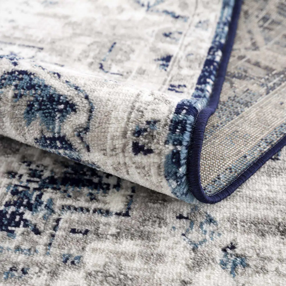 Buenaventura Navy Area Rug - Boutique Rugs