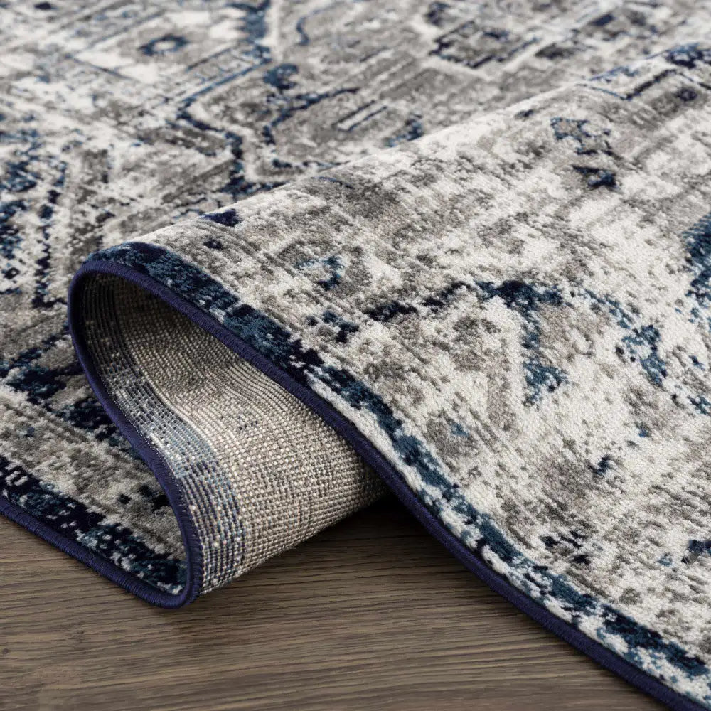 Buenaventura Navy Area Rug - Boutique Rugs