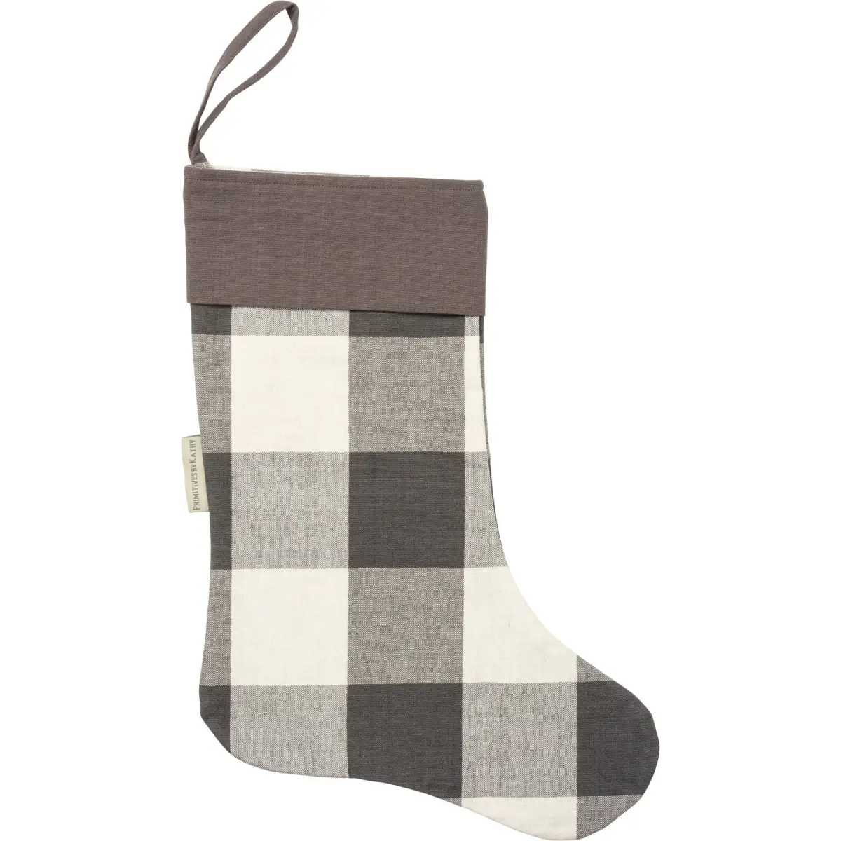 Buffalo Check Christmas Stocking - Primitives by Kathy