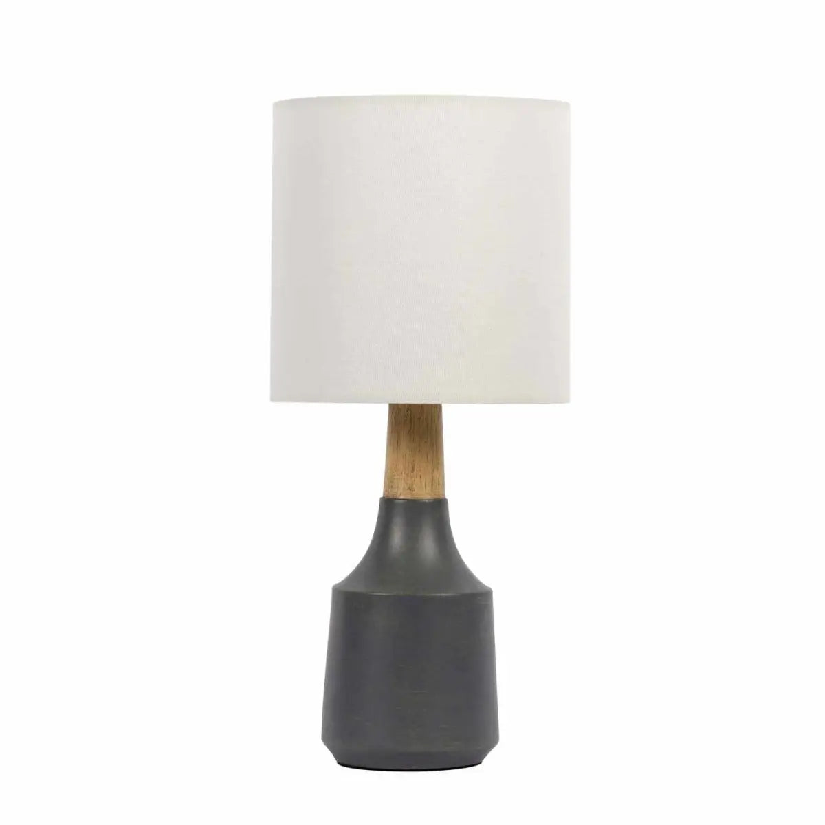Buharkent Gray Table Lamp - 18’’H x 8’’W x 8’’D Elongated - Boutique Rugs
