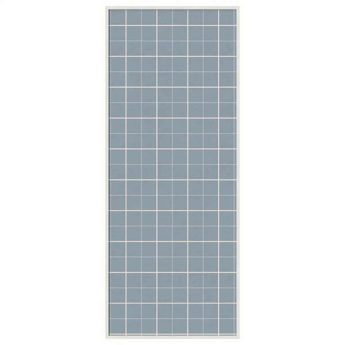 Bulletin Board - Framed Fabric Pinboard Light Blue Plaid - Wall Organization - Lucie White / 17 x 41 - kateandlaurel