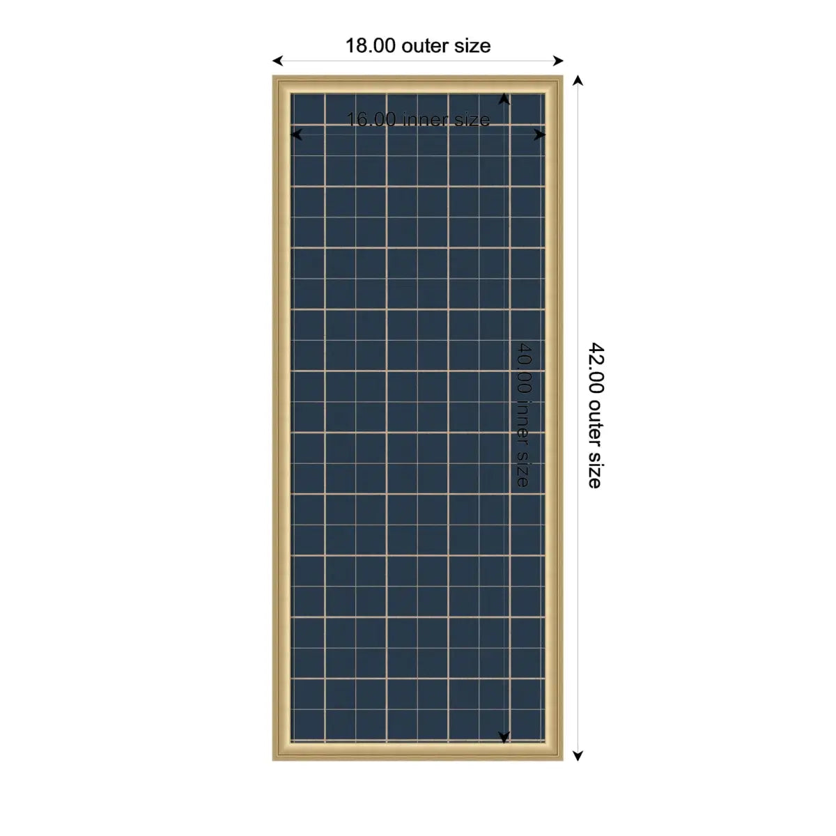 Bulletin Board - Framed Fabric Pinboard Navy Blue Plaid - Wall Organization - kateandlaurel