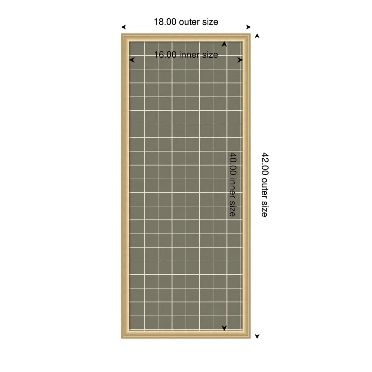 Bulletin Board - Framed Fabric Pinboard Sage Green Plaid - Wall Organization - kateandlaurel