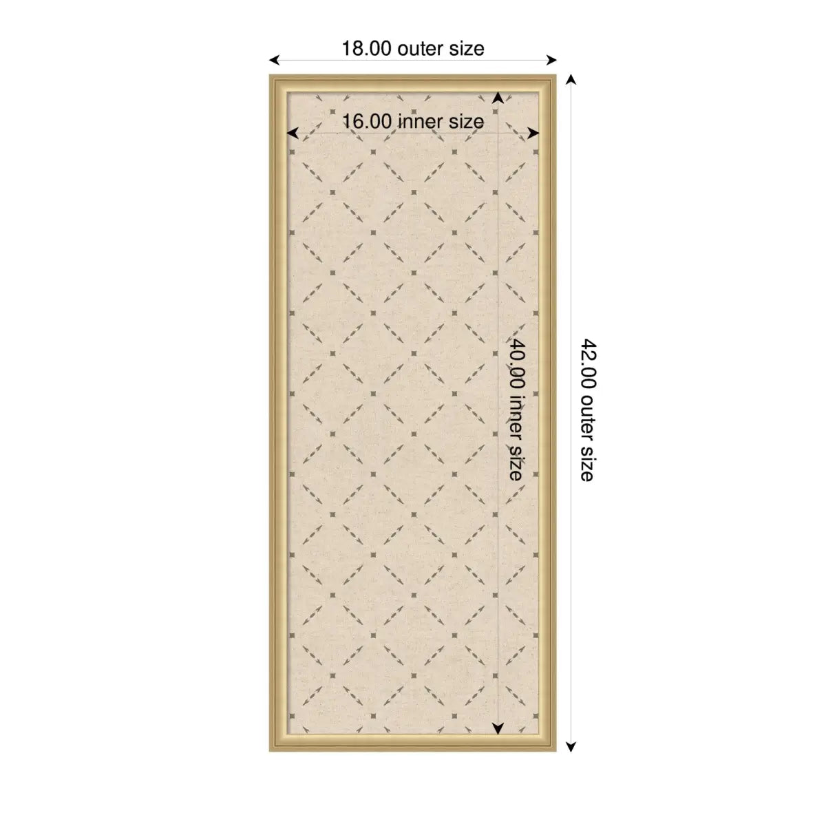Bulletin Board - Pinboard Green Lattice Print - kateandlaurel