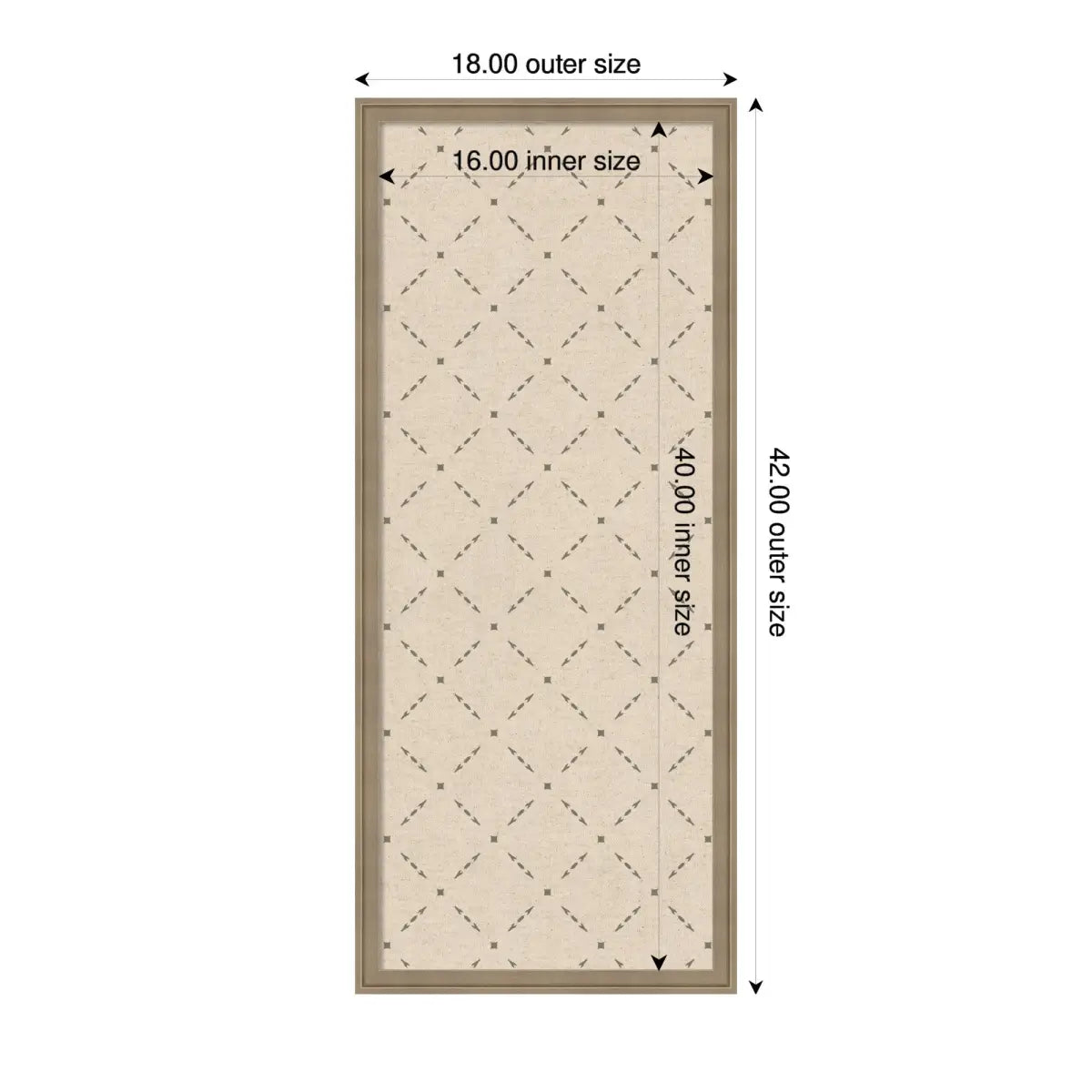 Bulletin Board - Pinboard Green Lattice Print - kateandlaurel