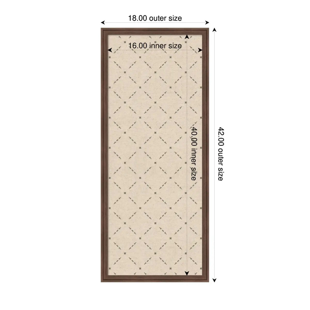 Bulletin Board - Pinboard Green Lattice Print - kateandlaurel
