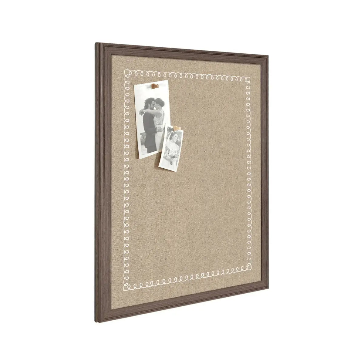 Bulletin Board - Pinboard White Scalloped Edge - kateandlaurel