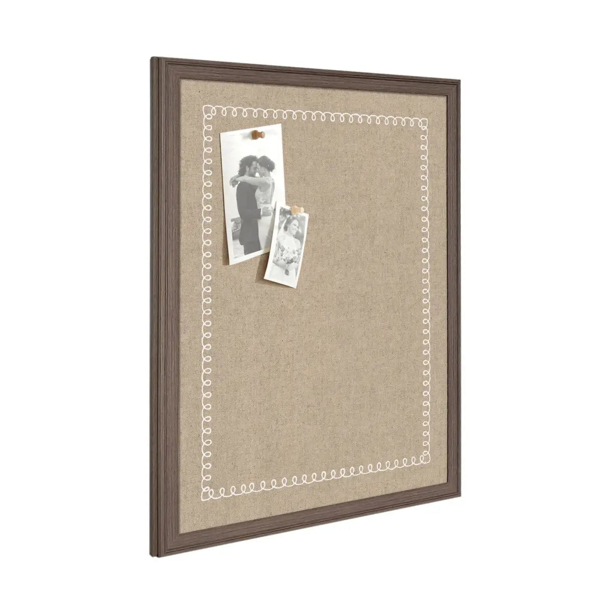 Bulletin Board - Pinboard White Scalloped Edge - kateandlaurel