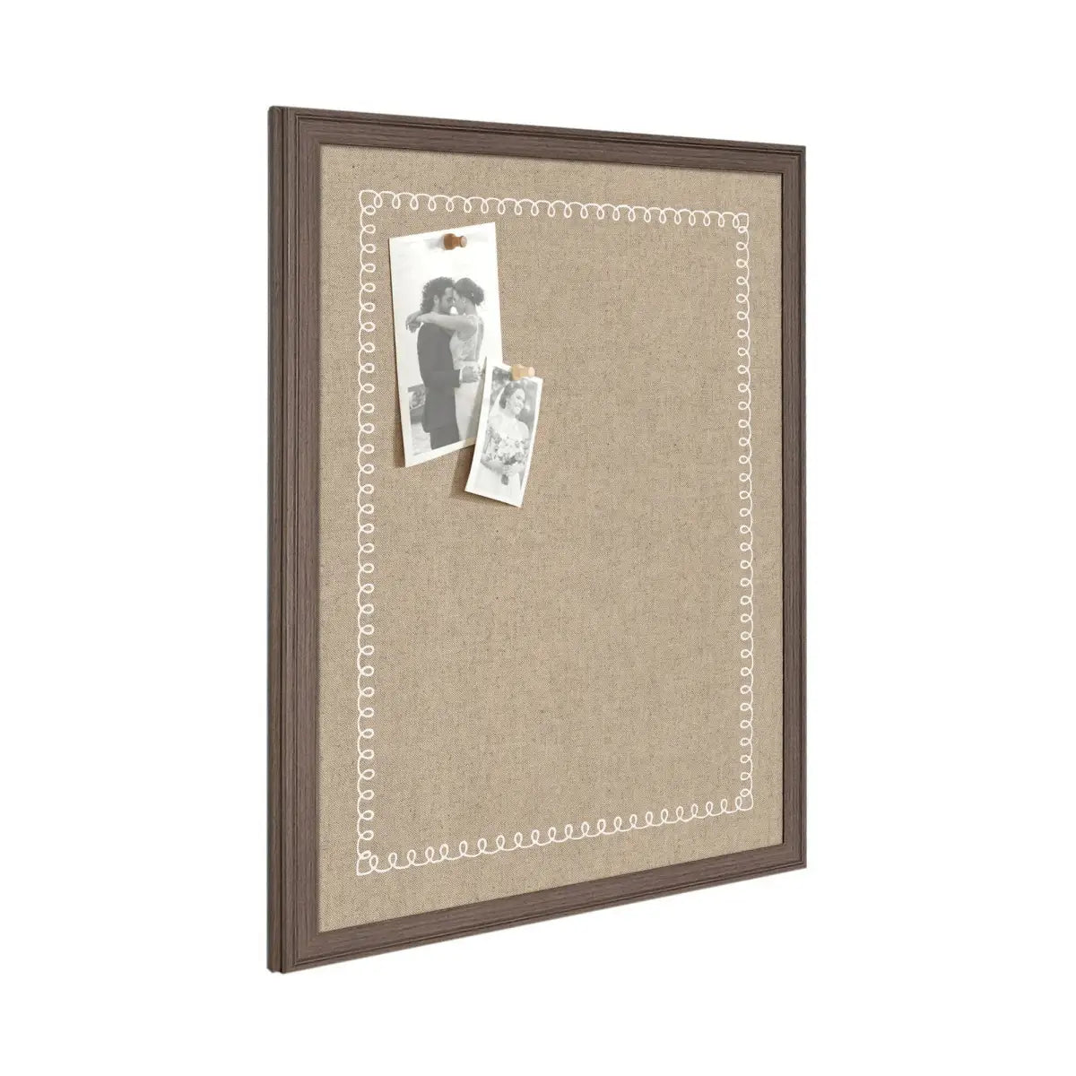 Bulletin Board - Pinboard White Scalloped Edge - kateandlaurel