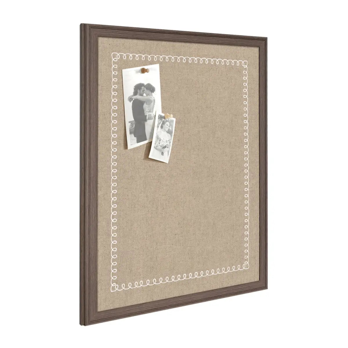 Bulletin Board - Pinboard White Scalloped Edge - kateandlaurel