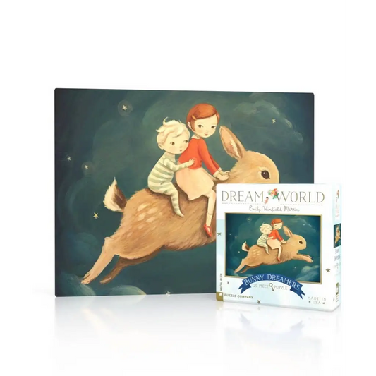 Bunny Dreamers by Emily Winfield Martin - 20 Piece Mini Puzzle - New York Puzzle Company