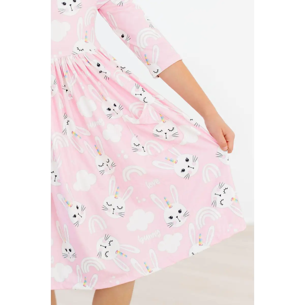 Pocket Twirl Dress - Bunny Love - Easter - 6-12M - Mila & Rose ®