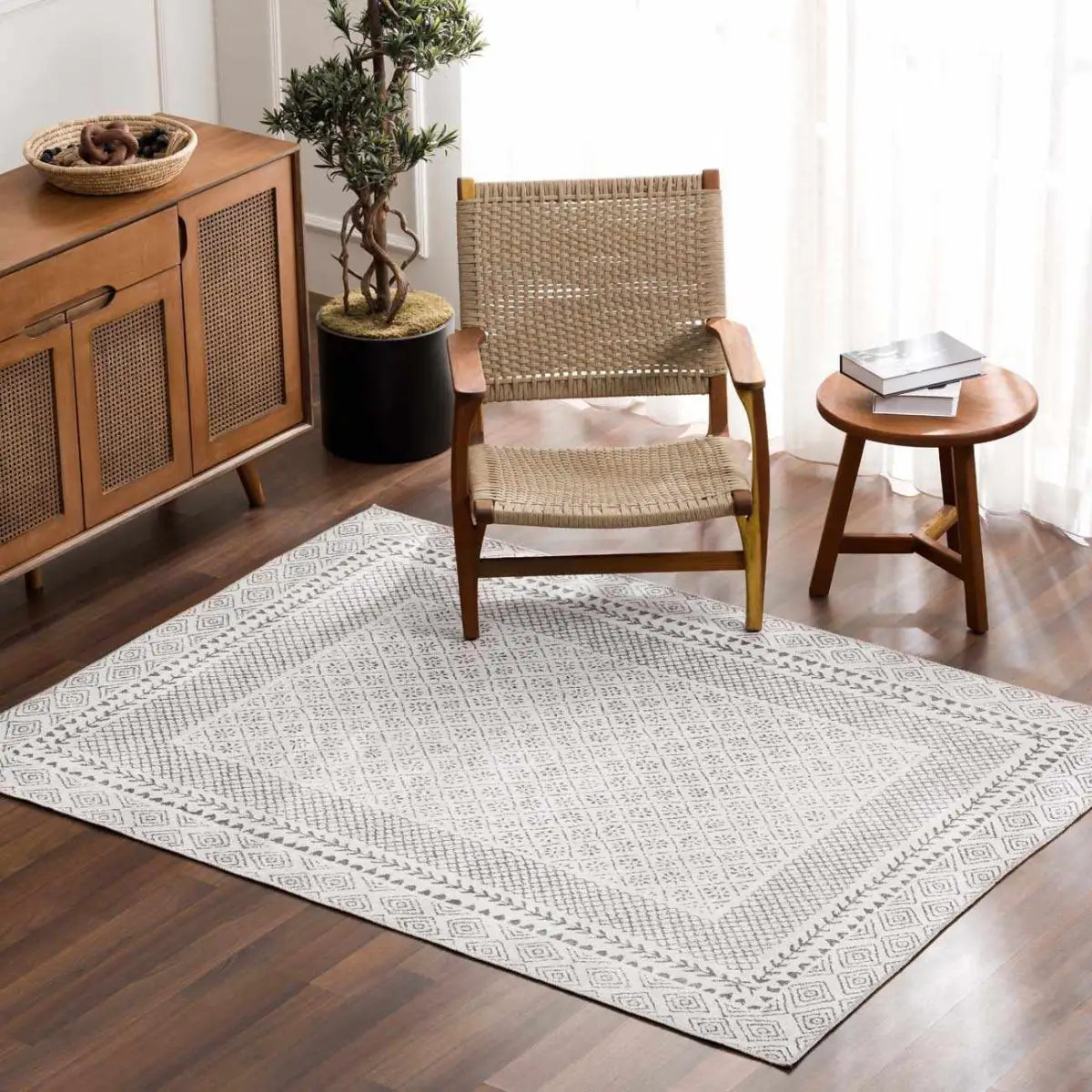 Burdette Washable Area Rug - Boutique Rugs