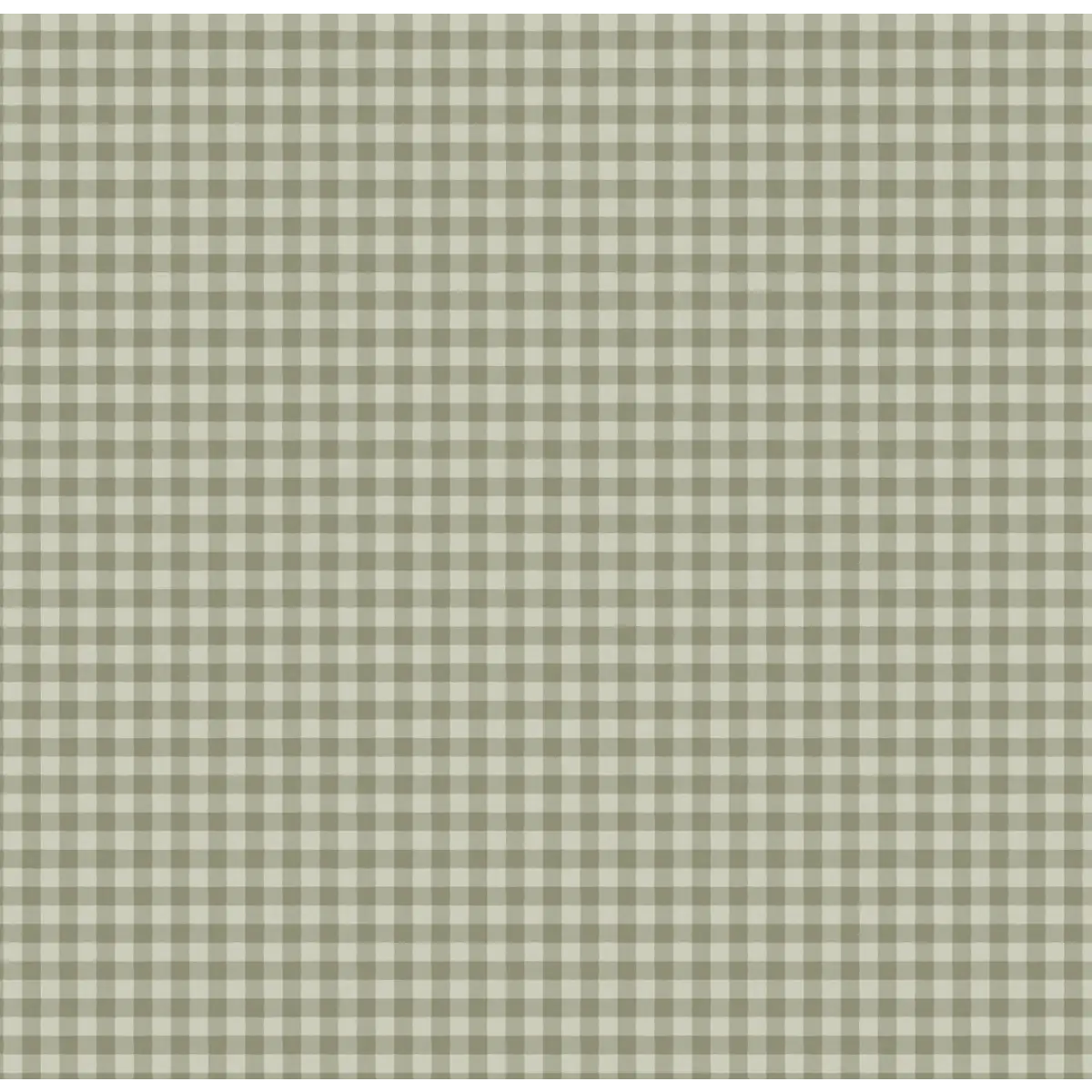 Burke Wallpaper - Gingham Check - by Melissa Dayton Art - Sample 1 foot by 1 foot / Sage - Loomwell Home Goods