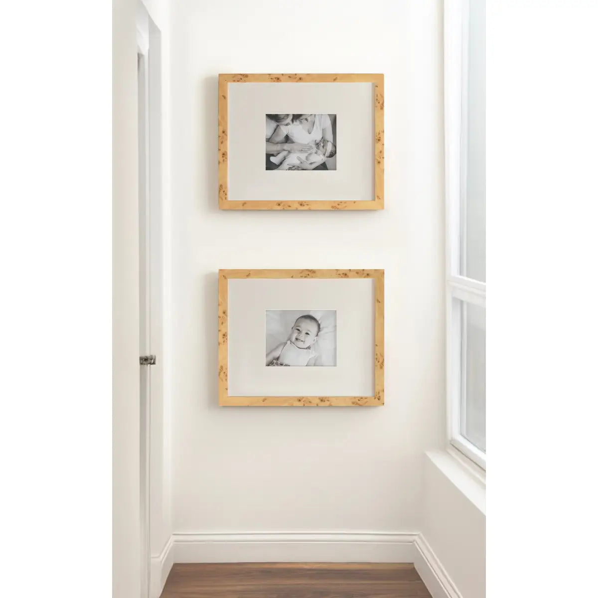 Burlock Burlwood Picture Frames - Set of 2 - Natural - kateandlaurel