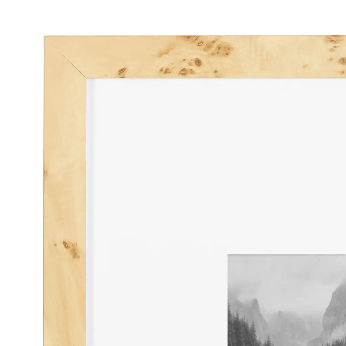 Burlock Burlwood Picture Frames - Set of 2 - Natural - kateandlaurel