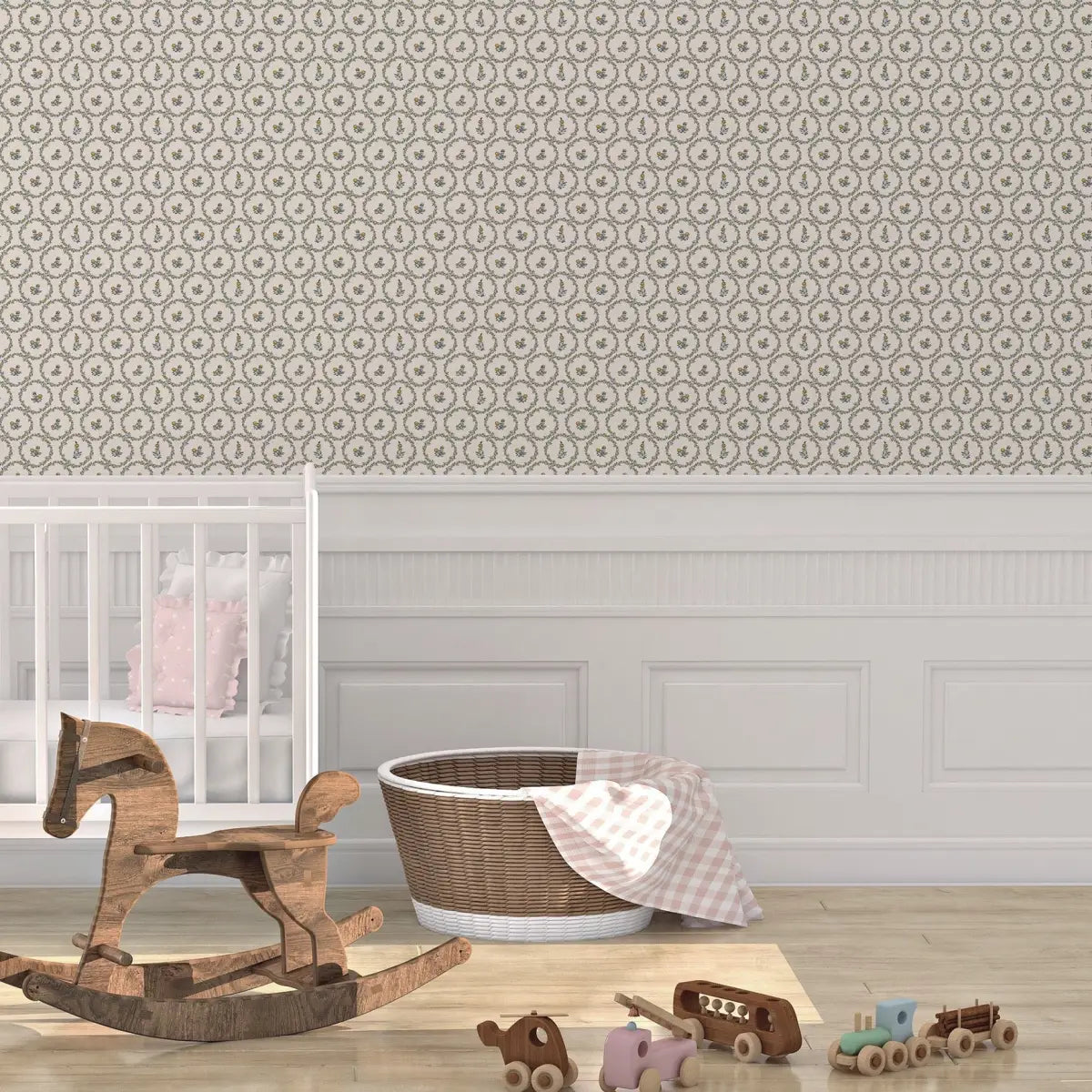 Buttercup Wallpaper - Sweet Baby Circles - by Lisee Ree Designs - Loomwell Home Goods