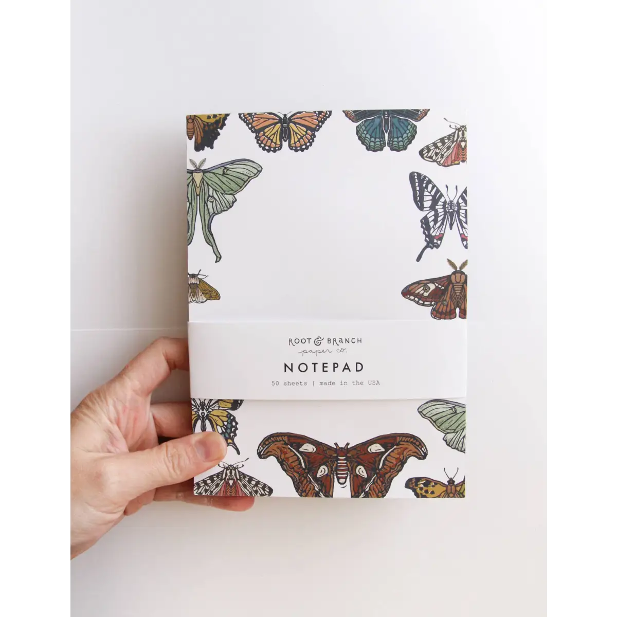 Notepad - Butterfly + Moth - Artist Designed - Root & Branch Paper Co.