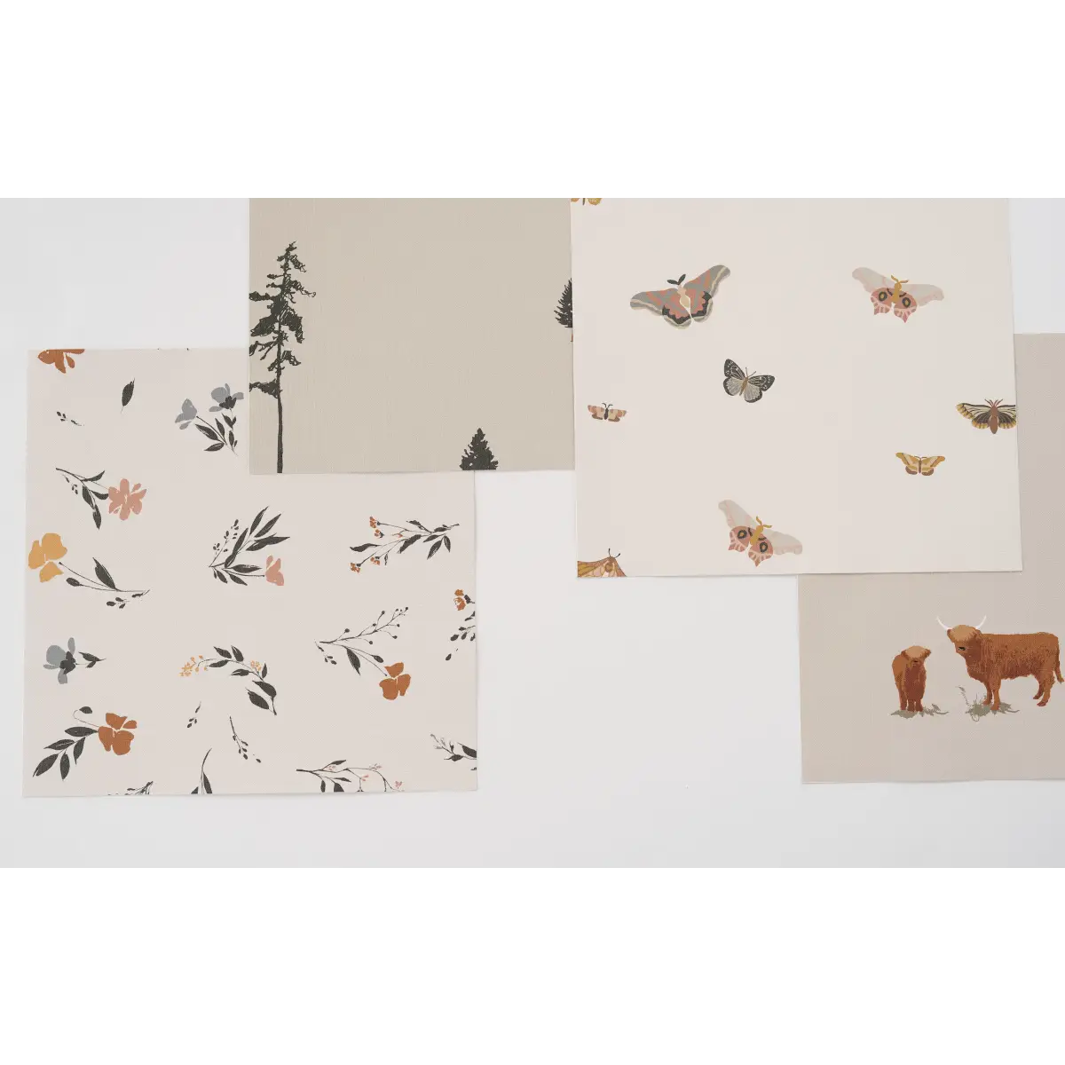 Butterfly Wallpaper - Butterflies in Flight for Baby - by Saranoni - Loomwell Home Goods