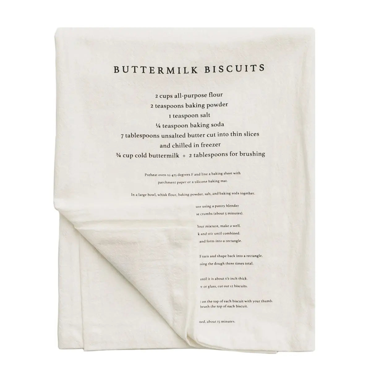 Buttermilk Biscuits Tea Towel - Sweet Water Decor