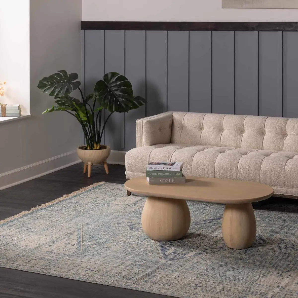 Byers Handmade Cotton Blend Aqua Rug - Boutique Rugs