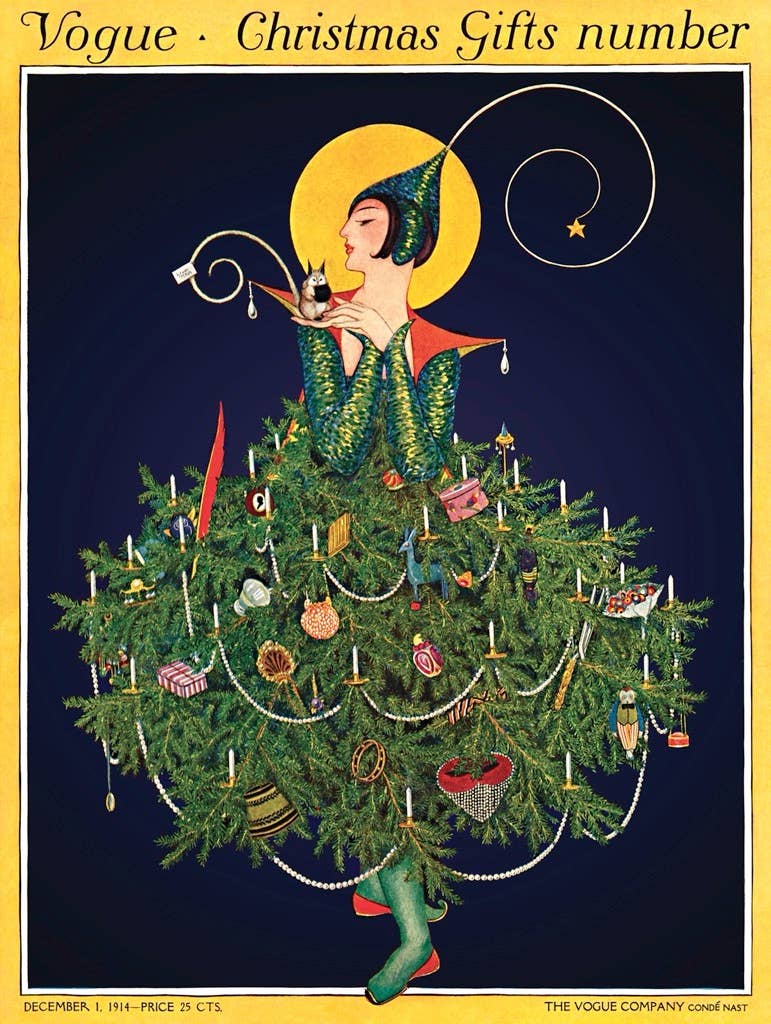 Jigsaw Puzzle - The Bird of Decoration - Vogue Christmas - 500 Piece - New York Puzzle Company