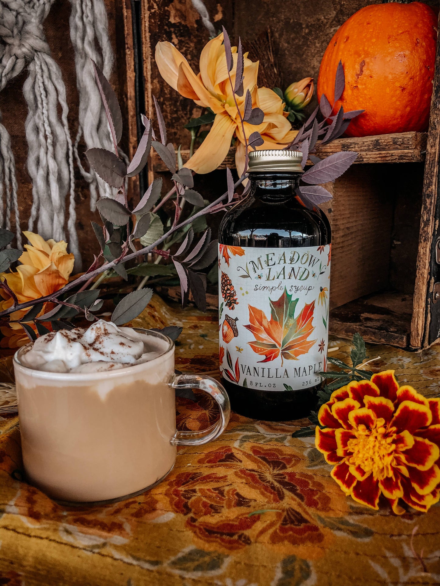 Vanilla Maple Simple Syrup - Coffee and Cocktails