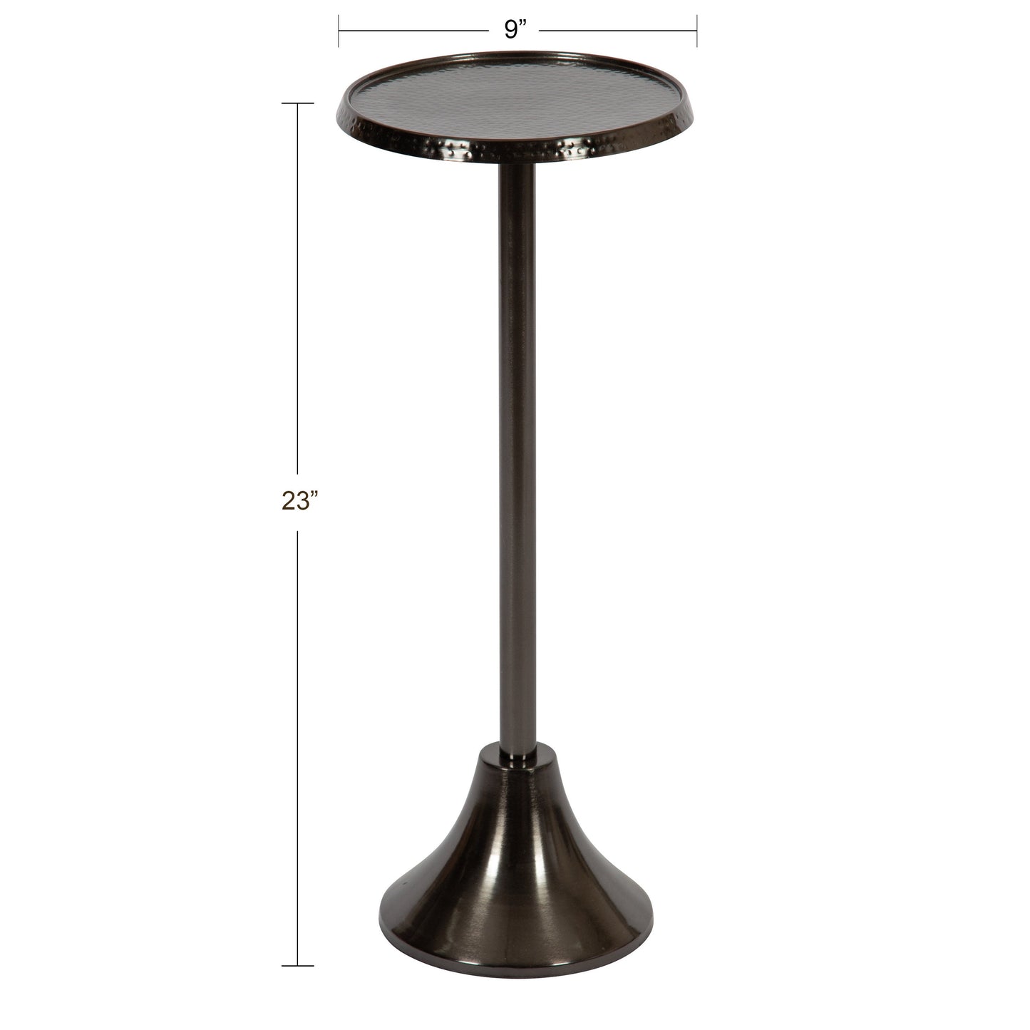 Sanzo Metal Cocktail Table or Plant Stand