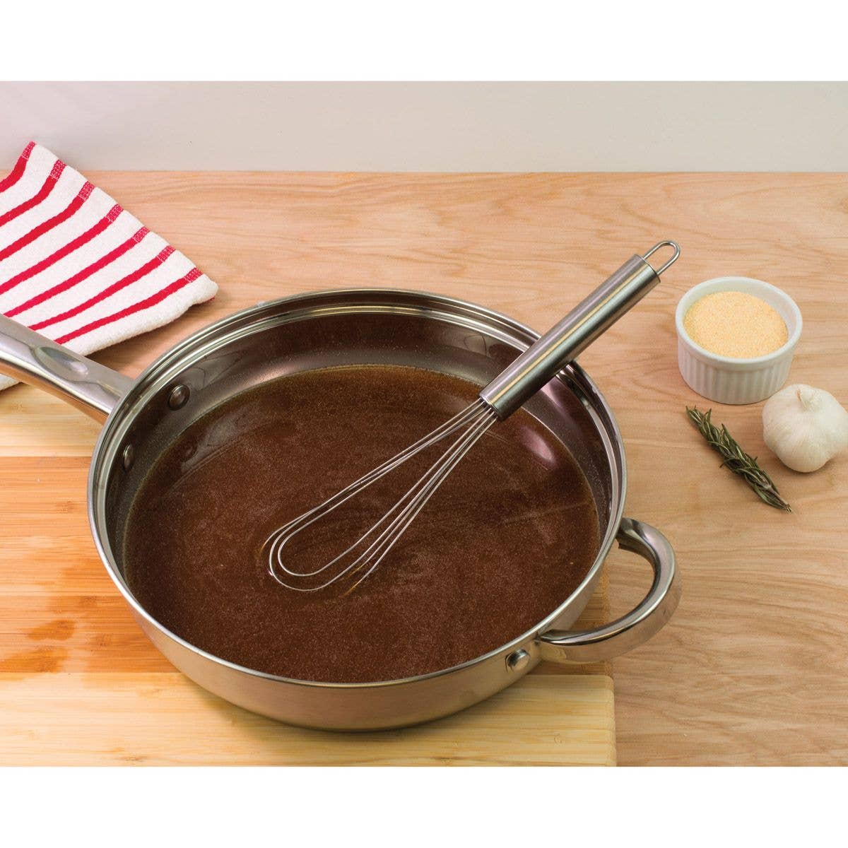 Flat Roux Whisk - Baking - HIC - Harold Import Co.