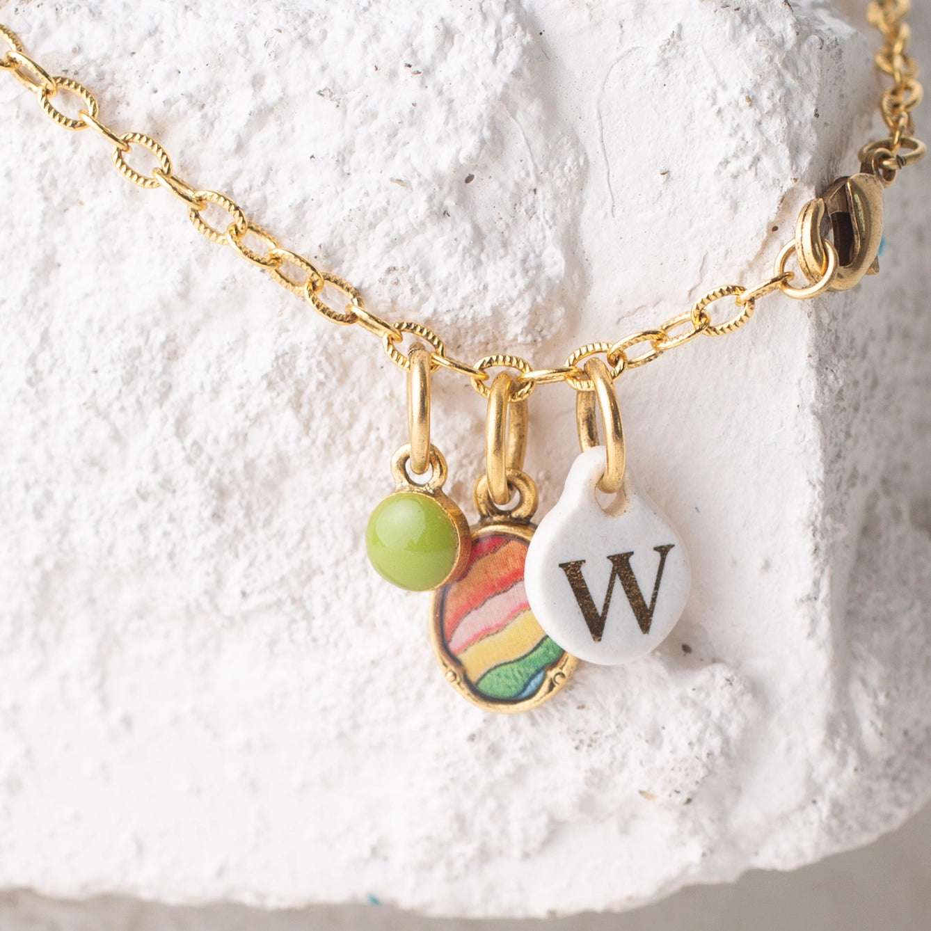 Dainty Chain Bracelet for Charms - Gold or Silver - Adjustable