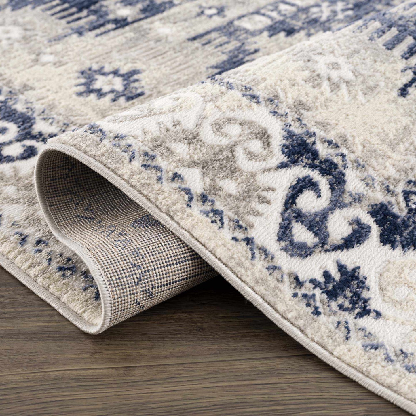 Bindi Navy Area Rug - Boutique Rugs