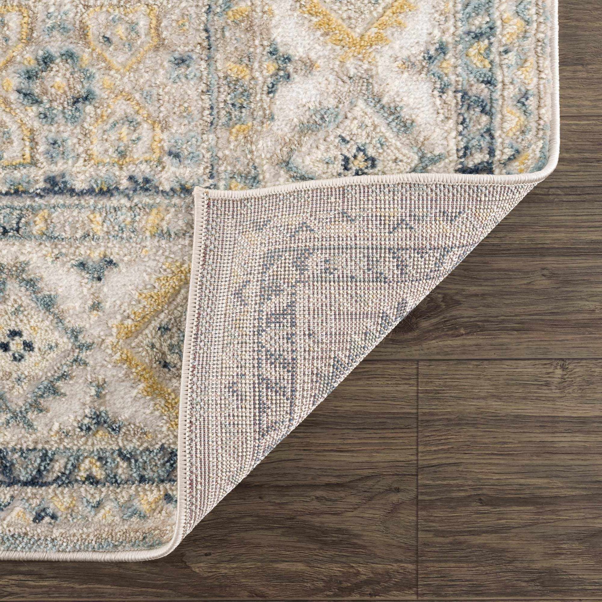 Brend Blue Medallion Area Rug - Boutique Rugs