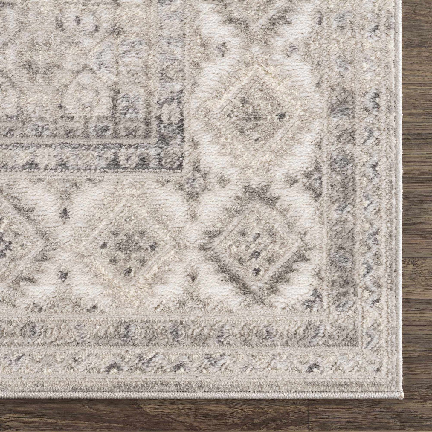 Brend Taupe Medallion Area Rug - Boutique Rugs