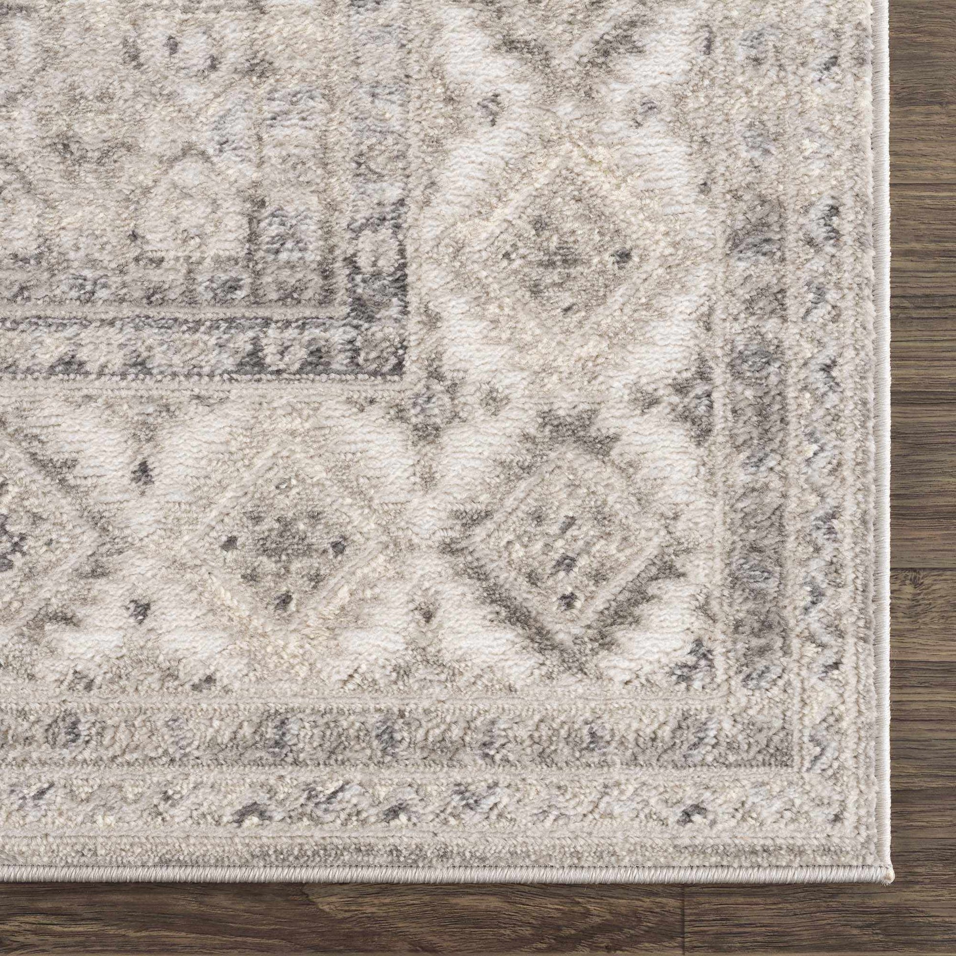 Brend Taupe Medallion Area Rug - Boutique Rugs