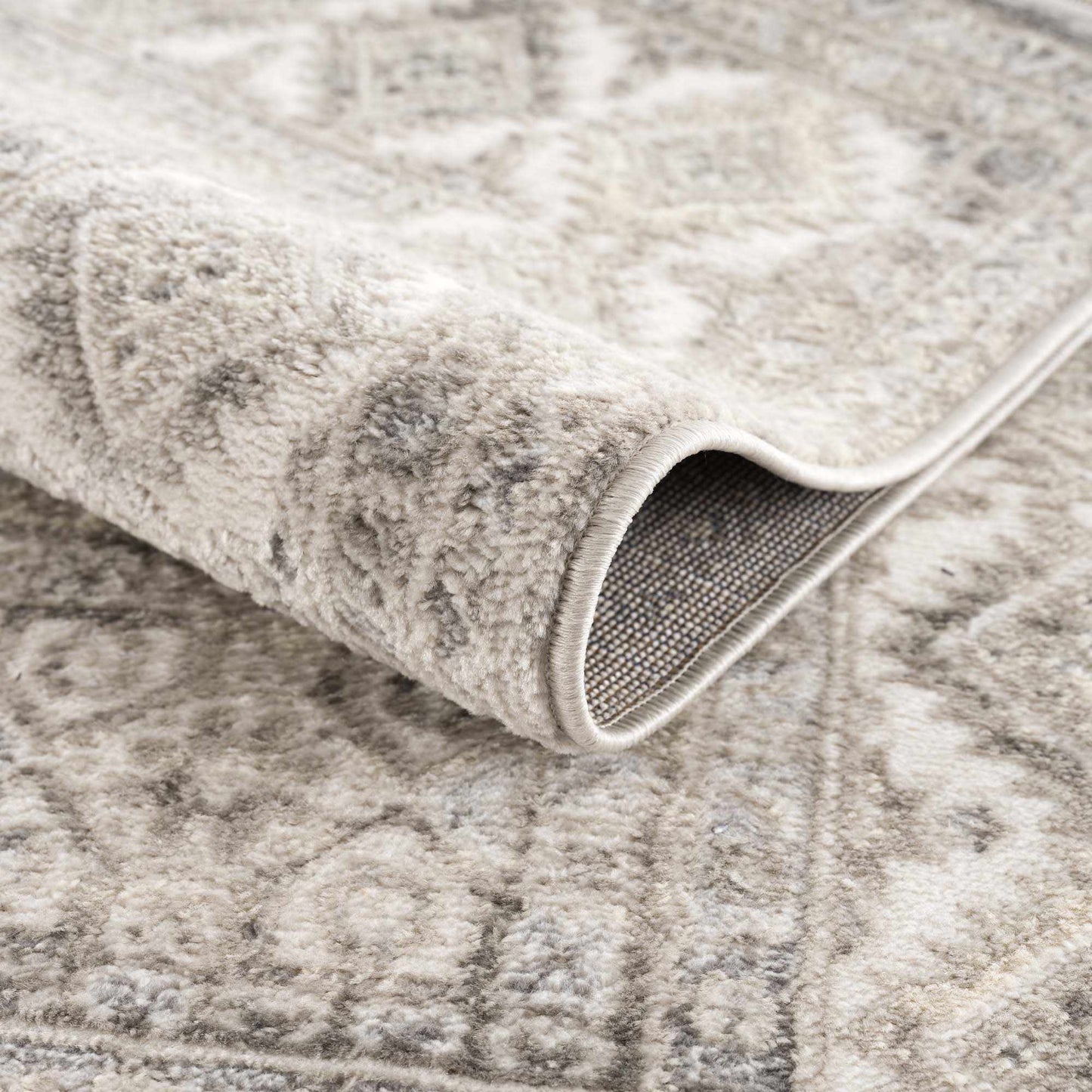 Brend Taupe Medallion Area Rug - Boutique Rugs