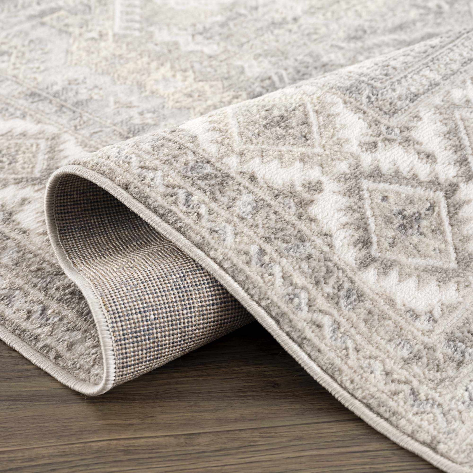 Brend Taupe Medallion Area Rug - Boutique Rugs
