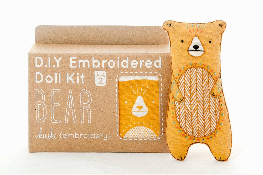 Bear - Embroidery Kit - Kiriki Press