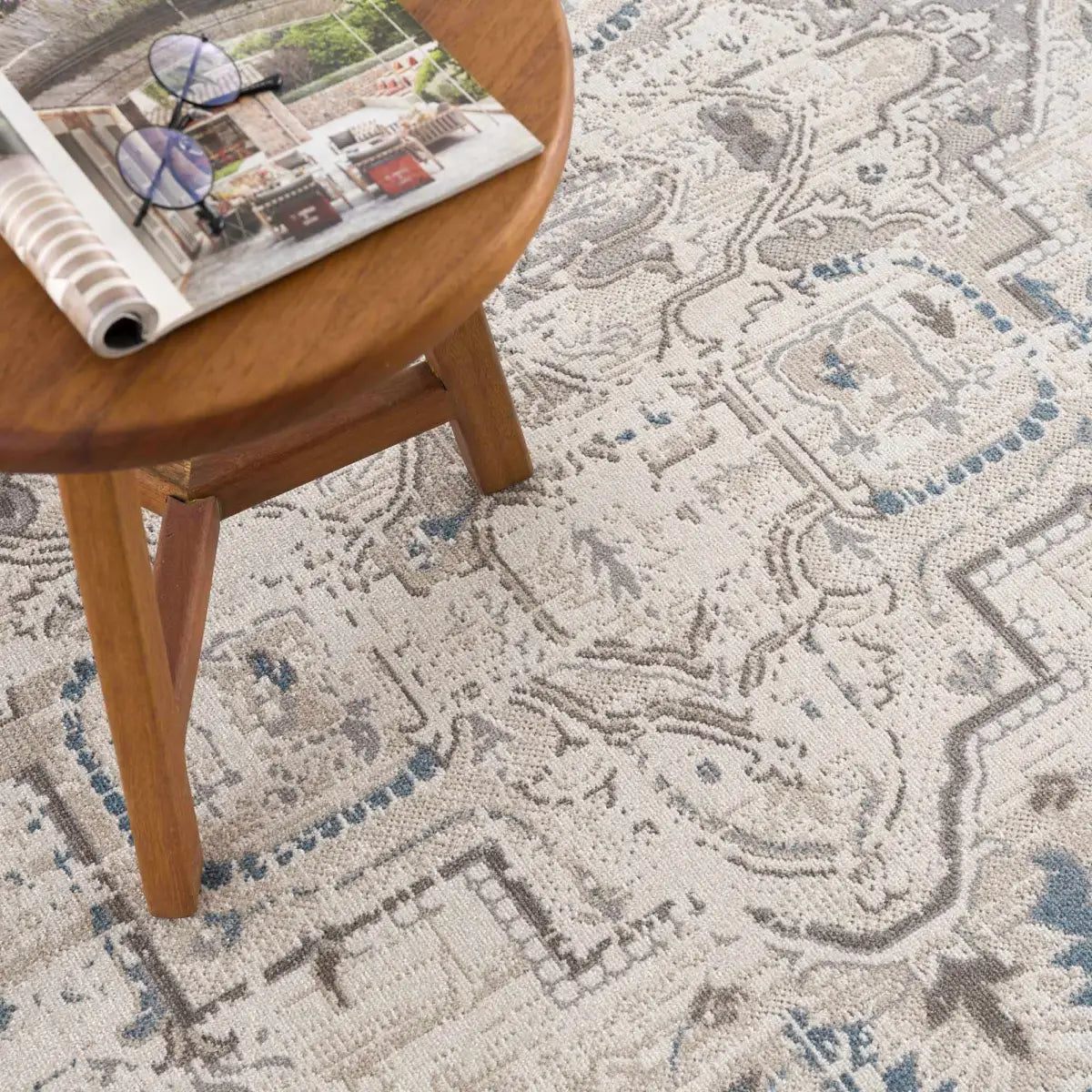 Cabacungan Cream Washable Area Rug - Boutique Rugs