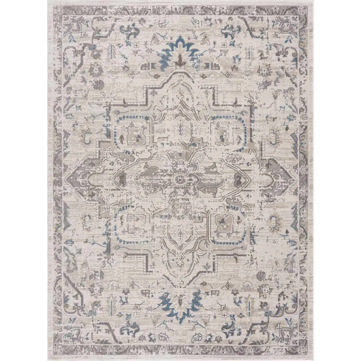 Cabacungan Cream Washable Area Rug - Boutique Rugs
