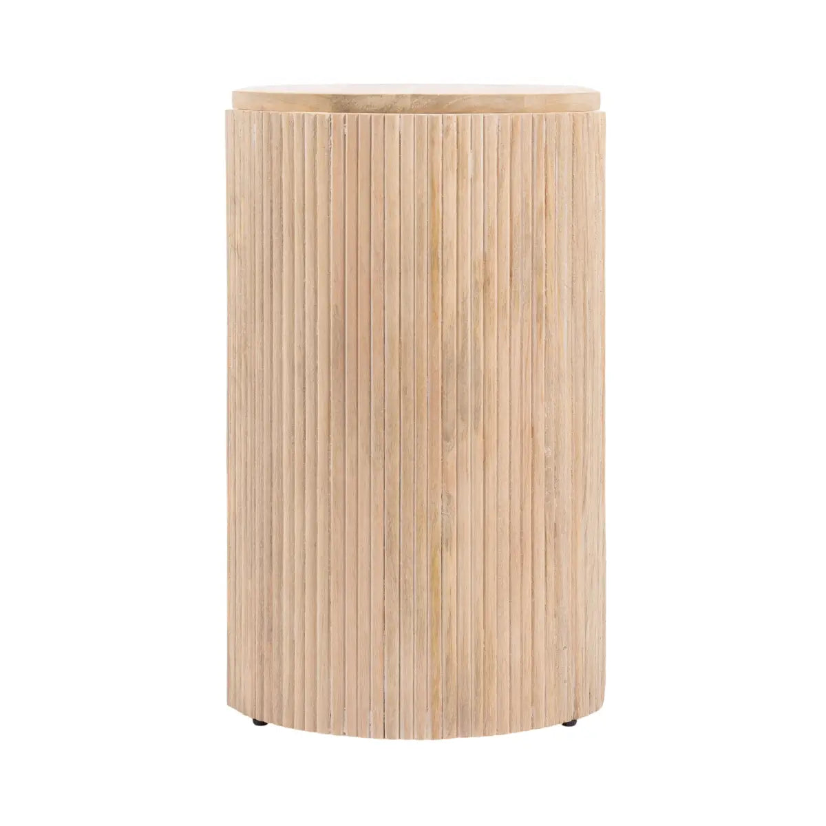 Cakora Capsule Wood Side Table - kateandlaurel