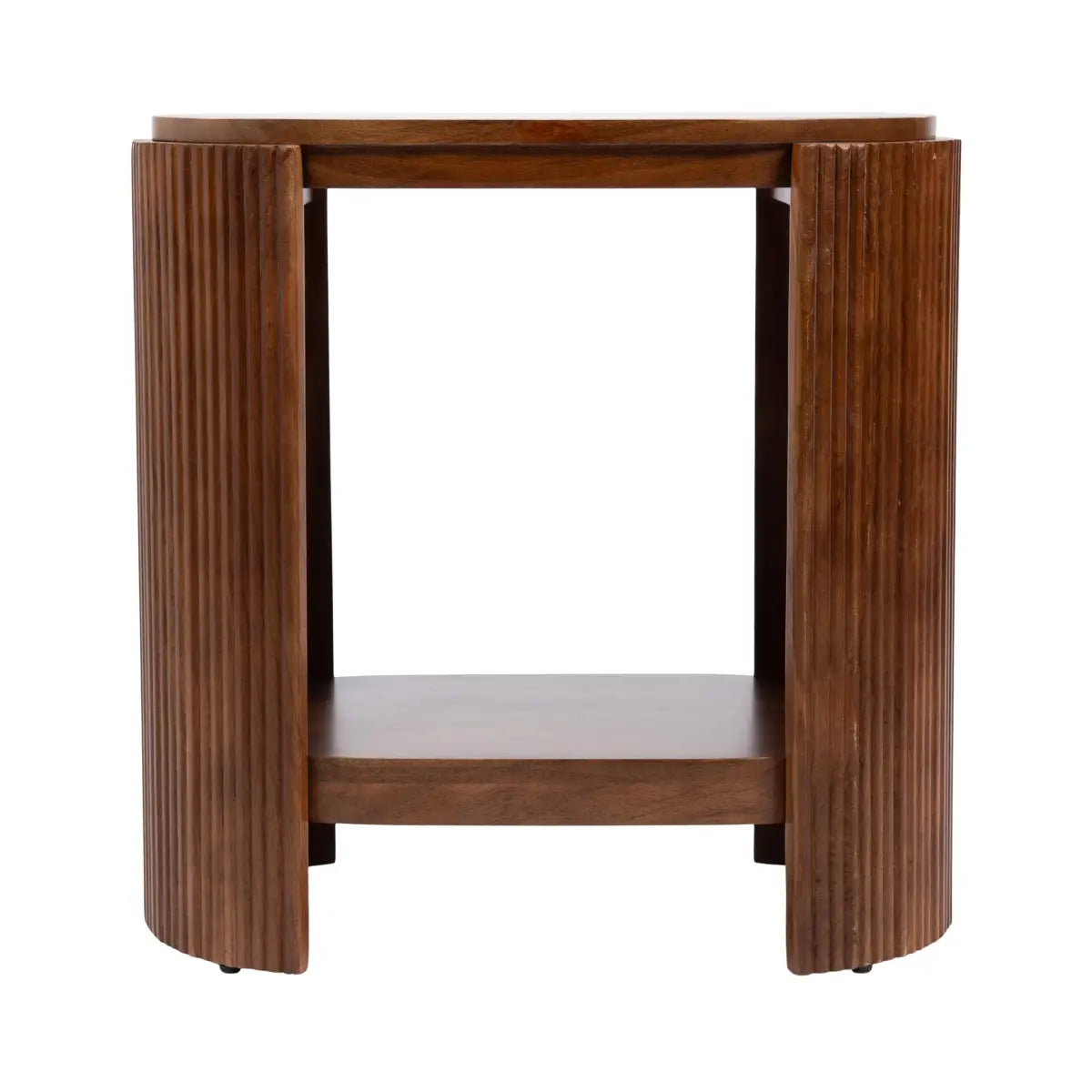 Cakora Capsule Wood Side Table - kateandlaurel