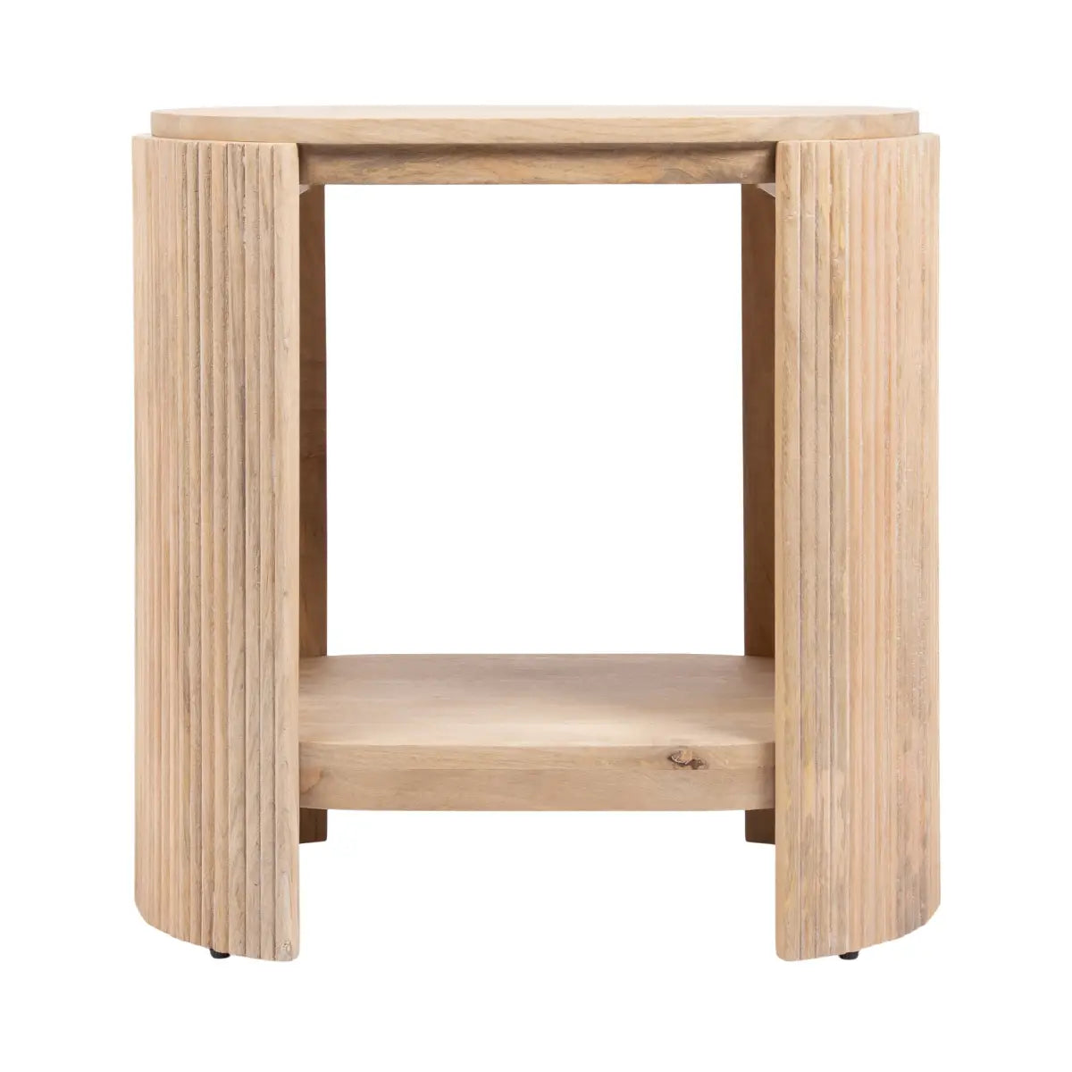 Cakora Capsule Wood Side Table - kateandlaurel